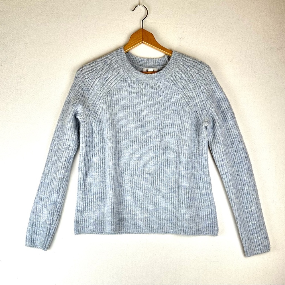 Evereve Ribbed Crewneck Sweater Office Cozy